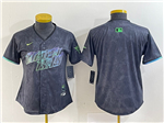 Tampa Bay Rays Women's Charcoal 2024 City Connect Limited Team Jersey
