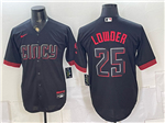 Cincinnati Reds #25 Rhett Lowder Black City Connect Jersey