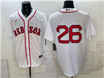 Boston Red Sox #26 Wade Boggs White Limited Jersey