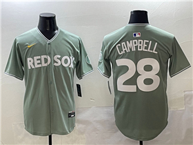 Boston Red Sox #28 Kristian Campbell Green 2025 City Connect Limited Jersey