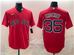 Boston Red Sox #35 Garrett Crochet Red Limited Jersey