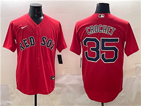 Boston Red Sox #35 Garrett Crochet Red Limited Jersey