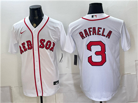 Boston Red Sox #3 Ceddanne Rafaela White Limited Jersey