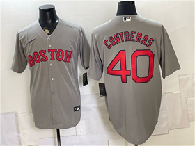 Boston Red Sox #40 Willson Contreras Gray Limited Jersey