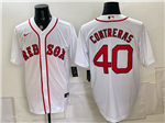 Boston Red Sox #40 Willson Contreras White Limited Jersey