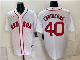 Boston Red Sox #40 Willson Contreras White Limited Jersey