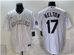 Colorado Rockies #17 Todd Helton White Limited Jersey
