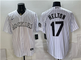 Colorado Rockies #17 Todd Helton White Limited Jersey