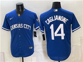 Kansas City Royals #14 Jac Caglianone Royal Blue Limited Jersey