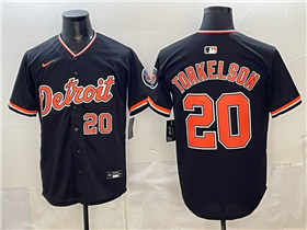 Detroit Tigers #20 Spencer Torkelson Alternate Black Limited Jersey