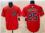 Detroit Tigers #25 Gleyber Torres Orange Limited Jersey
