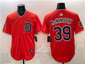 Detroit Tigers #39 Zach McKinstry Orange Limited Jersey