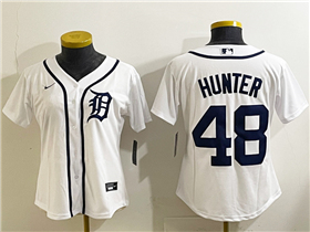Detroit Tigers #48 Brant Hurter White Limited Jersey