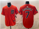 Detroit Tigers #7 Kevin McGonigle Orange Limited Jersey