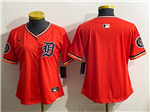 Detroit Tigers Orange Women's Limited Team Jersey
