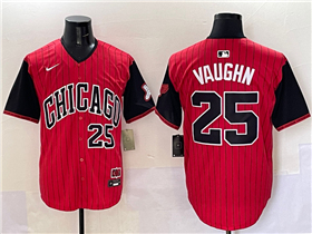 Chicago White Sox #25 Andrew Vaughn Red 2025 City Connect Limited Jersey