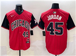 Chicago White Sox #45 Michael Jordan Red 2025 City Connect Limited Jersey