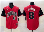 Chicago White Sox #8 Bo Jackson Red 2025 City Connect Limited Jersey