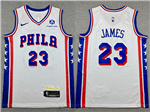 Philadelphia 76ers #23 Lebron James White Swingman Jersey