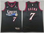 Philadelphia 76ers #7 Jaylen Brown 2025-26 Black Classic Edition Swingman Jersey