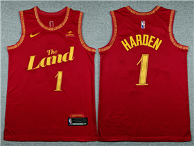 Cleveland Cavaliers #1 James Harden 2023-24 Wine City Edition Swingman Jersey