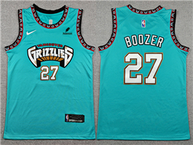 Memphis Grizzlies #27 Cameron Boozer Teal Classic Swingman Jersey