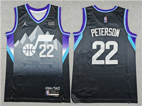Utah Jazz #22 Darryn Peterson 2026-27 Black Statement Edition Swingman Jersey