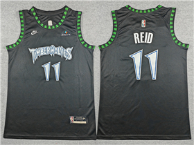 Minnesota Timberwolves #11 Naz Reid 2025-26 Black Classic Swingman Jersey