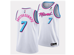 Miami Heat #7 Giannis Antetokounmpo Alternate White Swingman Jersey