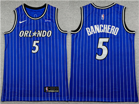 Orlando Magic #5 Paolo Banchero Royal Blue Swingman Jersey
