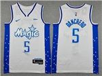 Orlando Magic #5 Paolo Banchero 2025-26 White City Edition Swingman Jersey