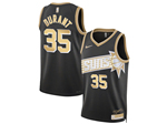 Phoenix Suns #35 Kevin Durant Black Gold Swingman Jersey