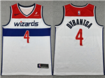 Washington Wizards #4 AJ Dybantsa White Swingman Jersey