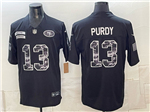 San Francisco 49ers #13 Brock Purdy Black 2026 Salute To Service Limited Jersey