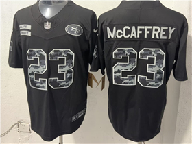 San Francisco 49ers #23 Christian McCaffrey Black 2026 Salute To Service Limited Jersey