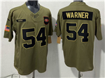 San Francisco 49ers #54 Fred Warner Olive 2025 Salute To Service Limited Jersey