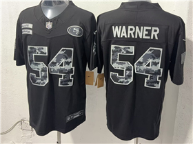 San Francisco 49ers #54 Fred Warner Black 2026 Salute To Service Limited Jersey