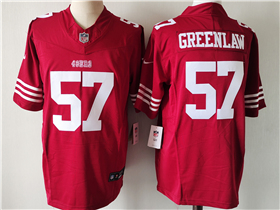 San Francisco 49ers #57 Dre Greenlaw Red Vapor F.U.S.E. Limited Jersey