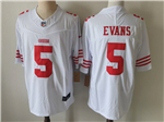 San Francisco 49ers #5 Mike Evans White Vapor F.U.S.E. Limited Jersey