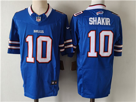 Buffalo Bills #10 Khalil Shakir Blue Vapor F.U.S.E. Limited Jersey
