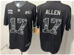 Buffalo Bills #17 Josh Allen Black 2026 Salute To Service Limited Jersey