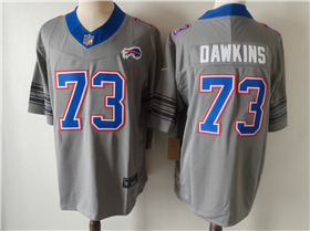 Buffalo Bills #73 Dion Dawkins 2026 Alternate Gray Vapor F.U.S.E. Limited Jersey