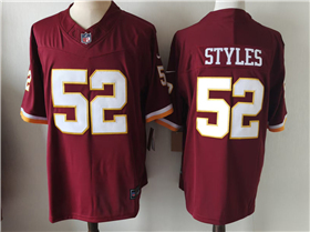 Washington Commanders #52 Sonny Styles 2026 Burgundy Vapor F.U.S.E. Limited Jersey