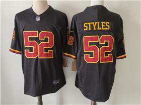 Washington Commanders #52 Sonny Styles 2026 Black Vapor F.U.S.E. Limited Jersey