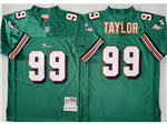 Miami Dolphins #99 Jason Taylor 2006 Throwback Aqua Jersey
