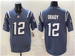 New England Patriots #12 Tom Brady Storm Blue Rivalries Vapor F.U.S.E. Limited Jersey