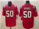 New England Patriots #50 Mike Vrabel Red Vapor F.U.S.E. Limited Jersey