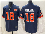 Chicago Bears #18 Caleb Williams 2026 Navy Rivalries Vapor F.U.S.E. Limited Jersey