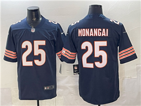 Chicago Bears #25 Kyle Monangai Blue Vapor Limited Jersey