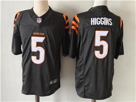 Cincinnati Bengals #5 Tee Higgins Black Vapor F.U.S.E. Limited Jersey